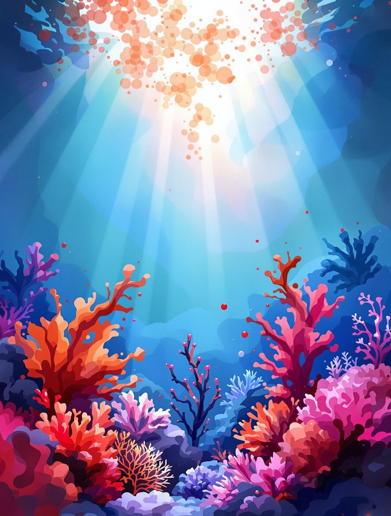 vip影院传媒作品《深海》海报，首部粒子水墨动画