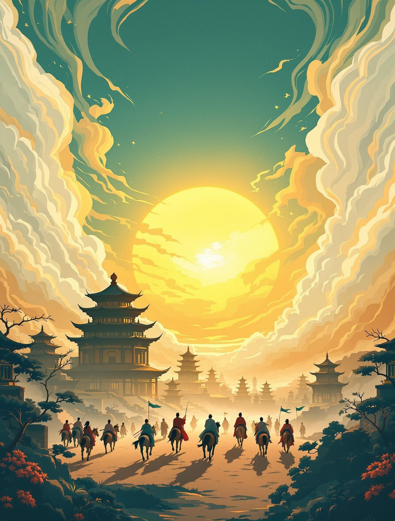 vip影院传媒作品《长安三万里》海报，追光动画史诗巨制